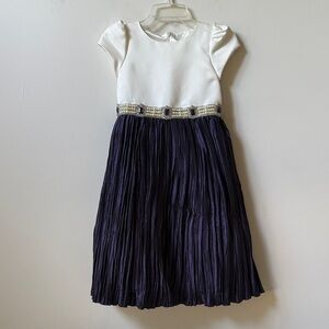 Cinderella White and Purple Kids Formal Dress NWT Girls Size 6X